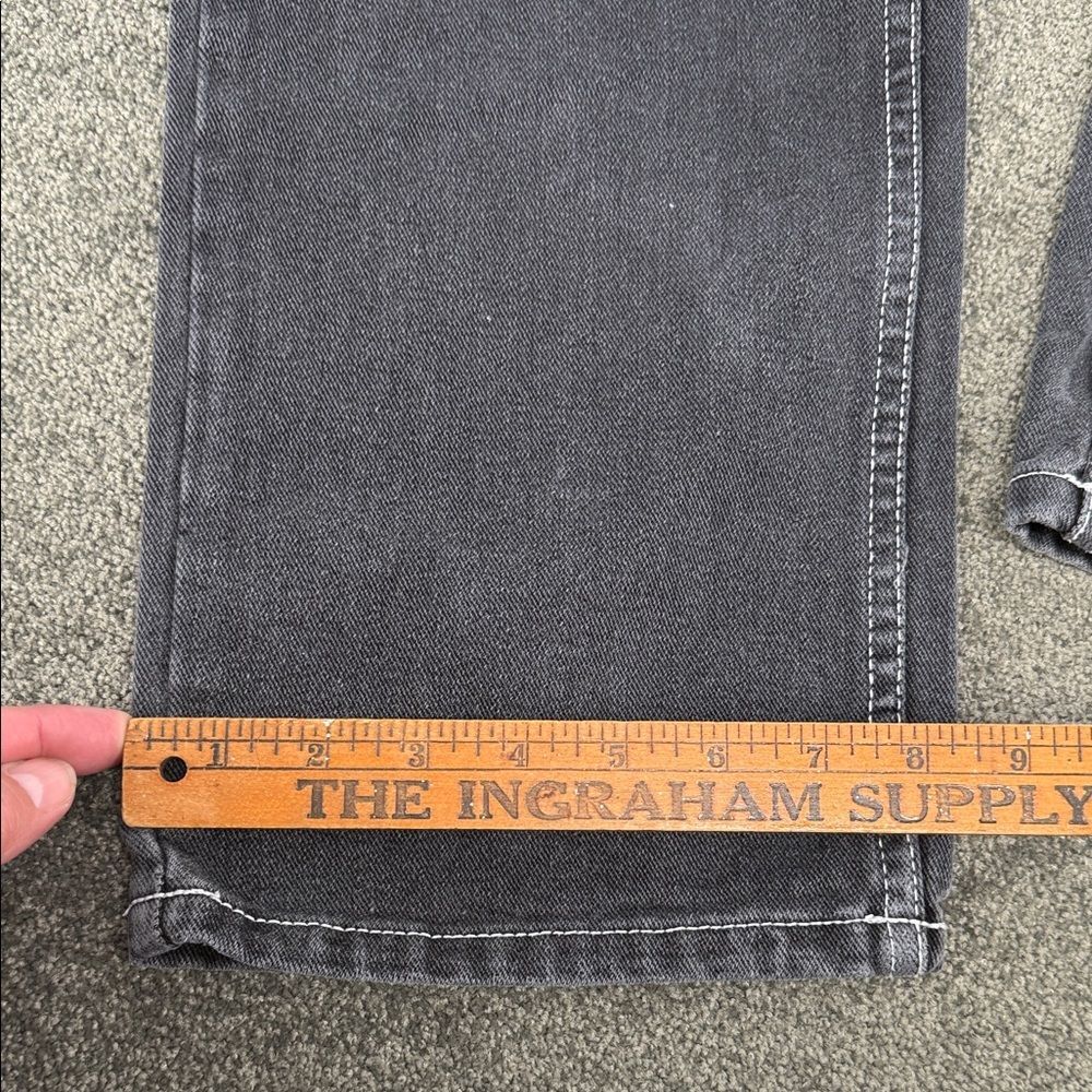 J Galt Jeans Wm Small Black Gray Denim Carpenter Skate Street 90s Y2K Utility - Picture 6 of 8